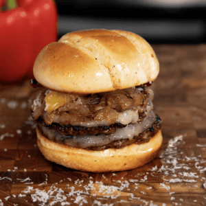 Spicy Italian Sausage Burger