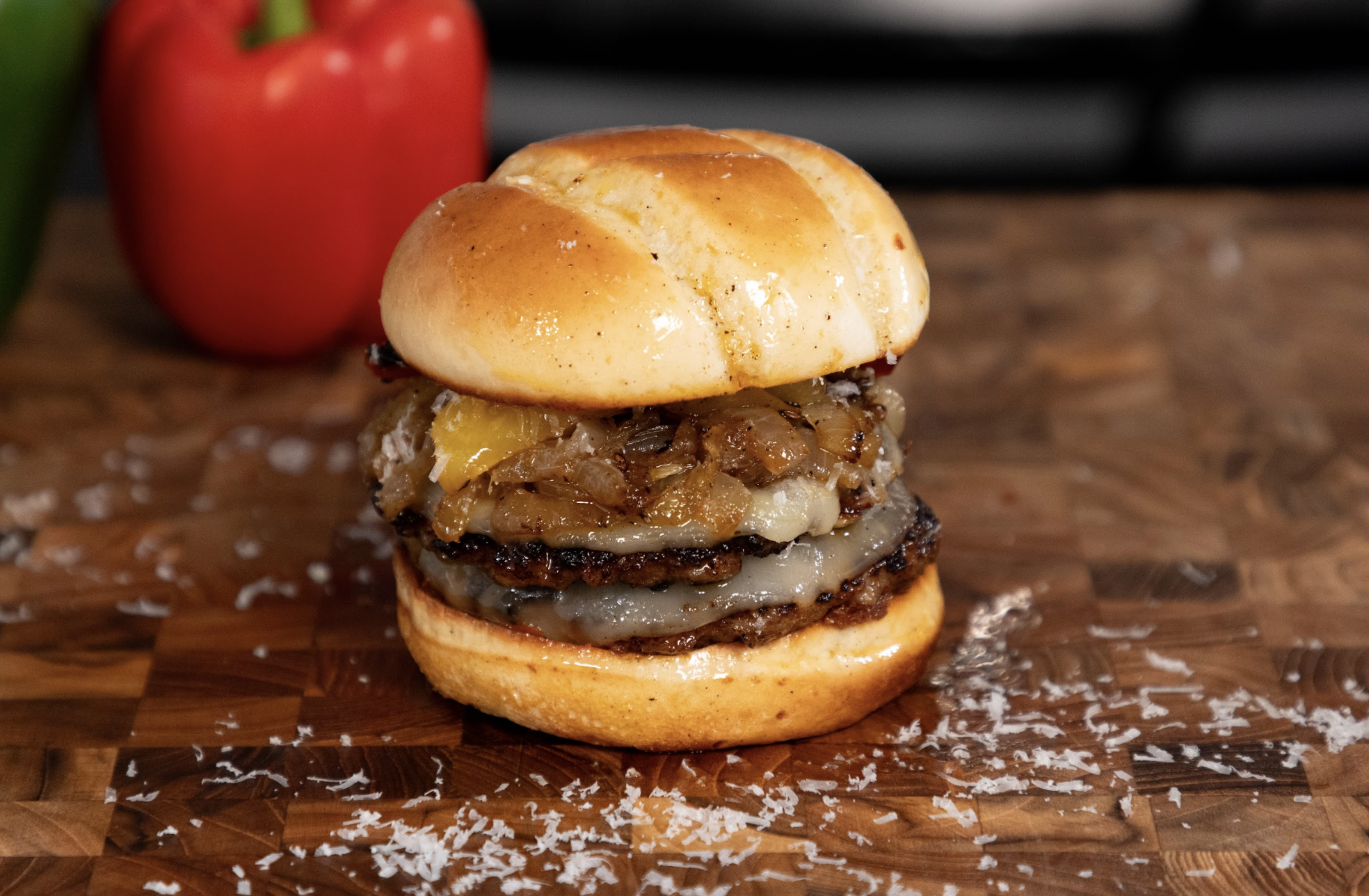 Spicy Italian Sausage Burger