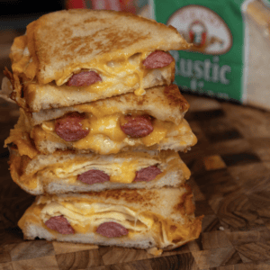 Hot Dog, Egg & Cheese Sandwich